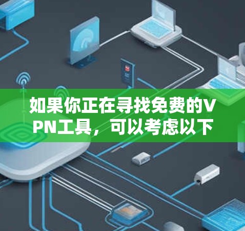 如果你正在寻找免费的VPN工具，可以考虑以下几种选择。请注意，免费VPN可能存在一些限制，比如速度、连接限制或广告支持。以下是一些常见的免费VPN工具