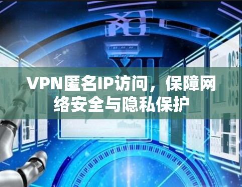 VPN匿名IP访问,保障网络安全与隐私保护 VPN匿名IP访问,保障网络安全与隐私保护