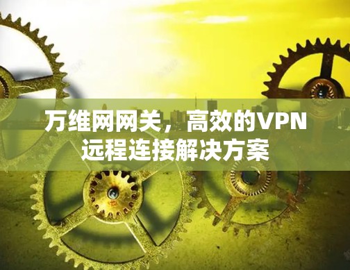 万维网网关,高效的VPN远程连接解决方案 万维网网关,高效的VPN远程连接解决方案